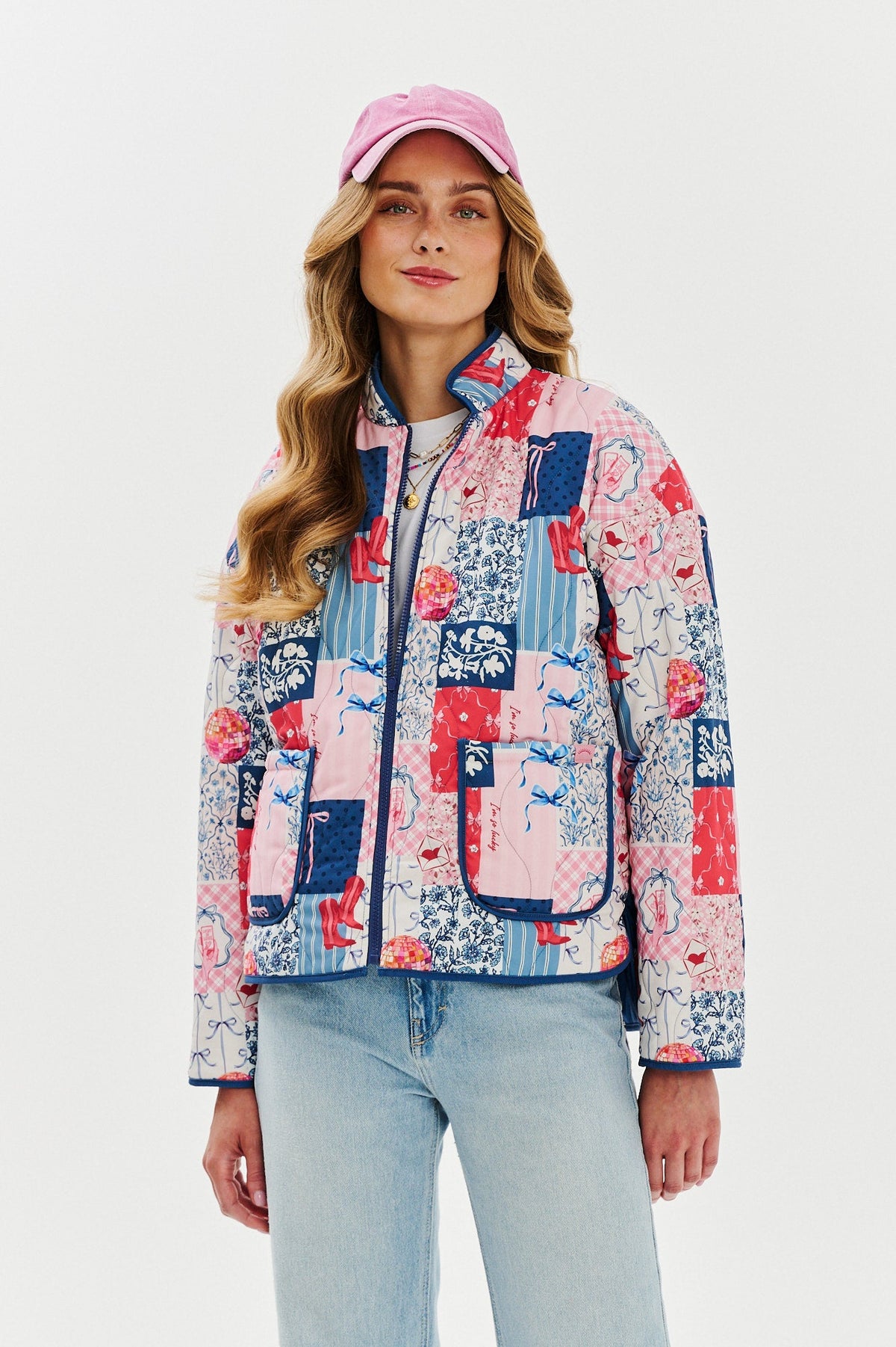 Blue Rebellion wendbare Jacke