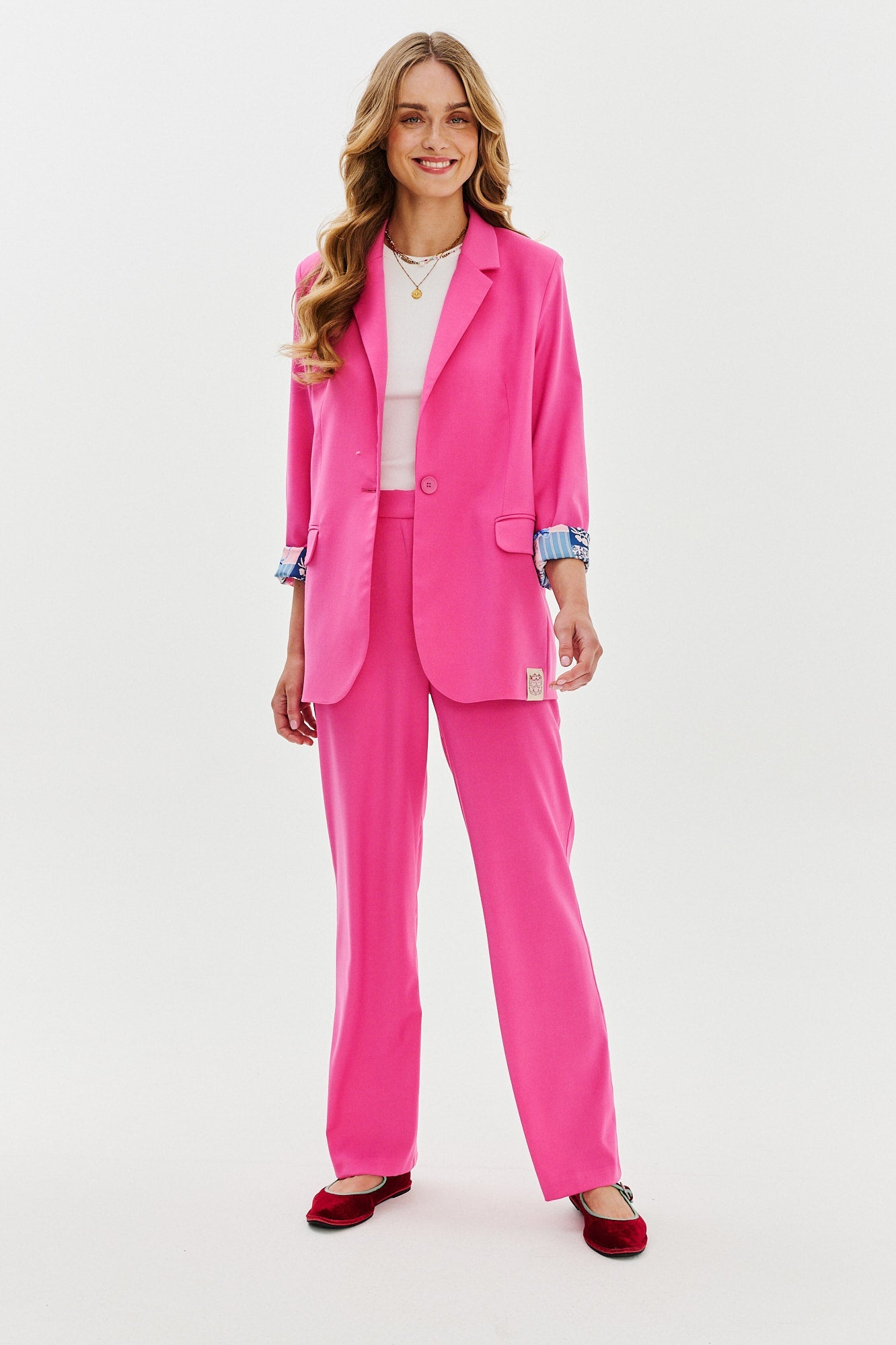 Pantaloni largi Bubblegum Attitude