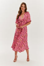 Bellissima double-sided midi dress
