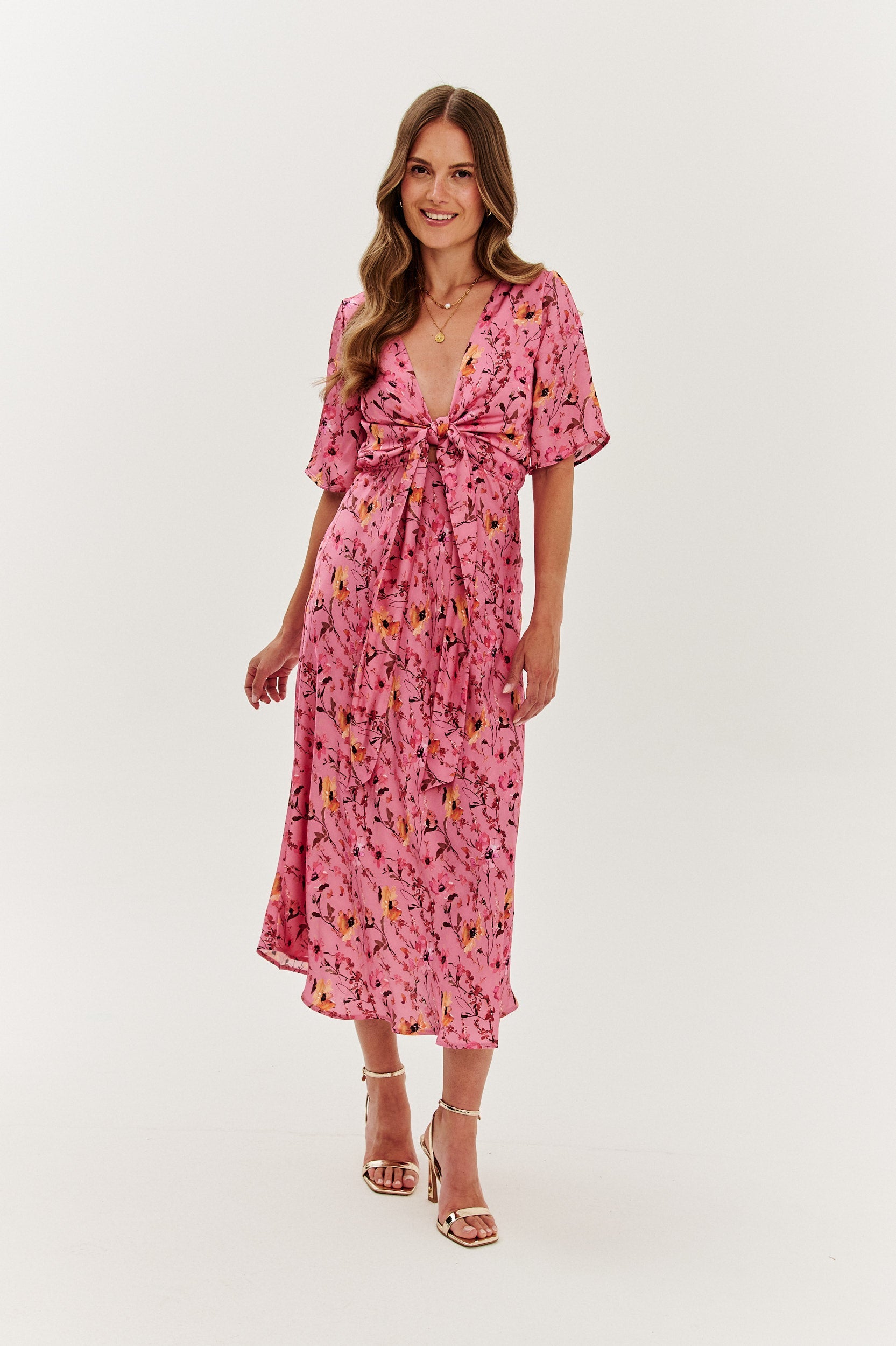 Bellissima double-sided midi dress