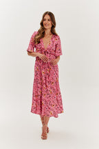 Bellissima double-sided midi dress