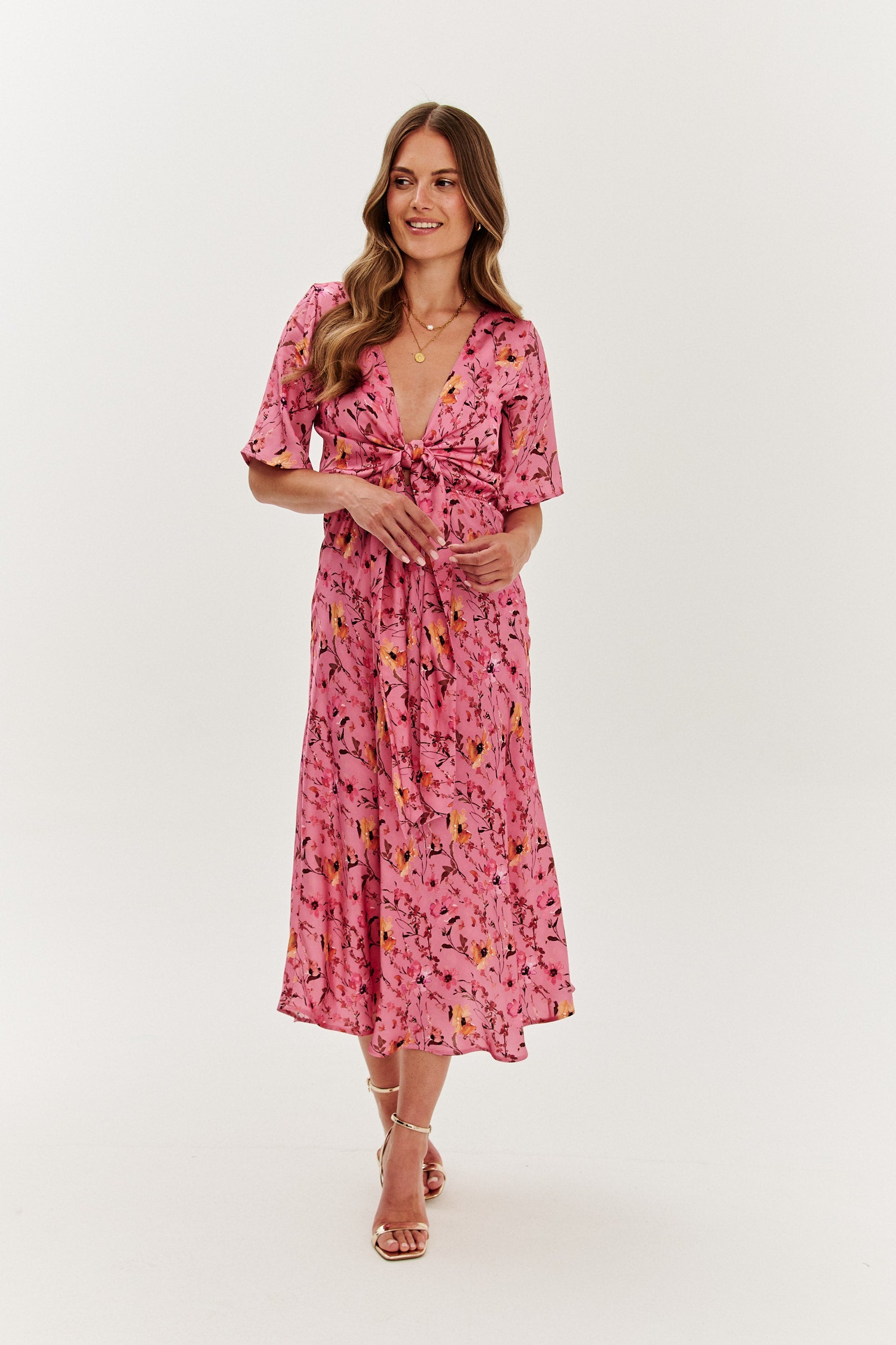 Bellissima double-sided midi dress