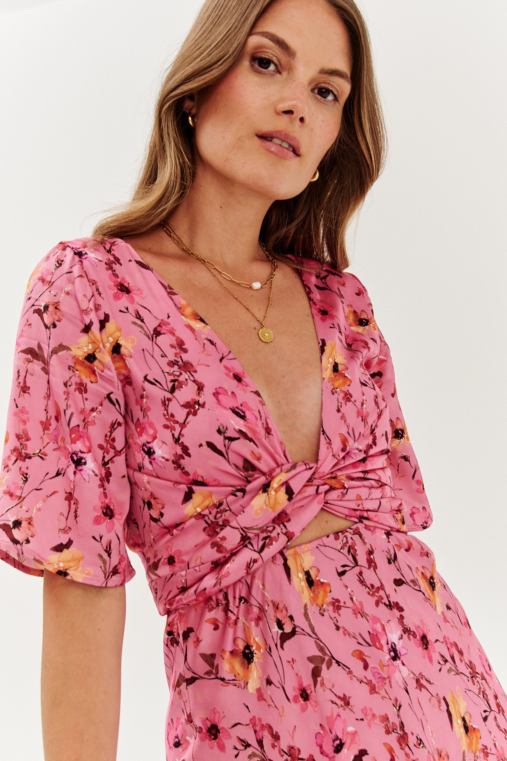Bellissima double-sided midi dress