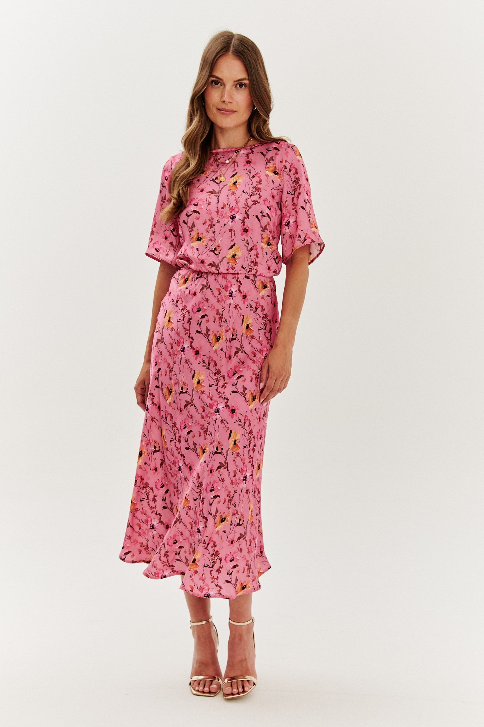 Bellissima double-sided midi dress