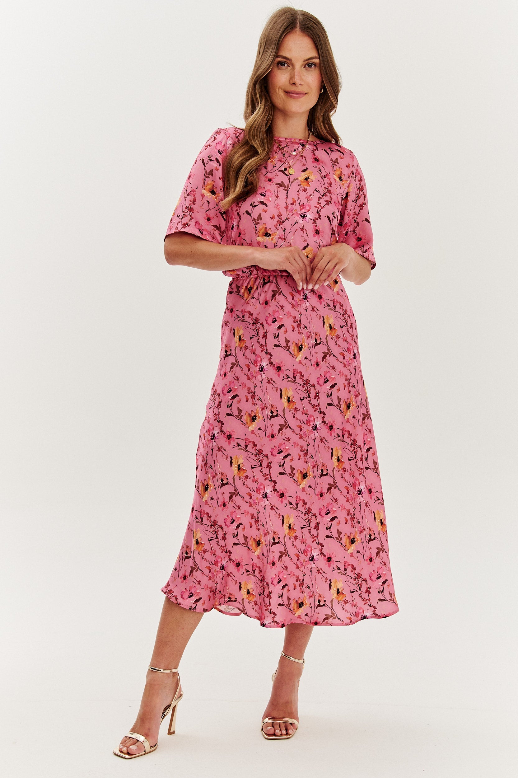 Bellissima double-sided midi dress