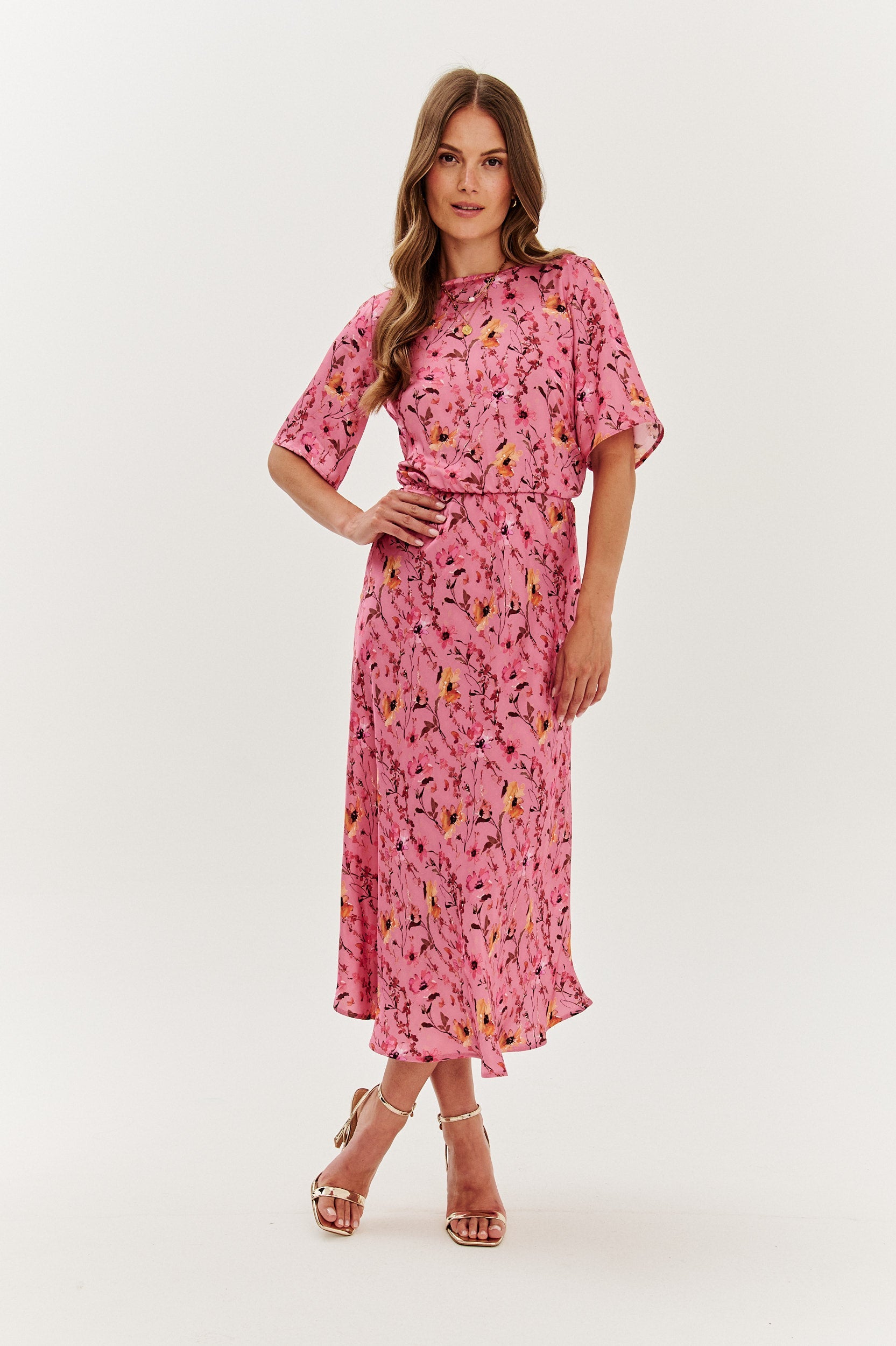 Bellissima double-sided midi dress