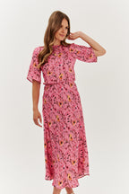 Bellissima double-sided midi dress