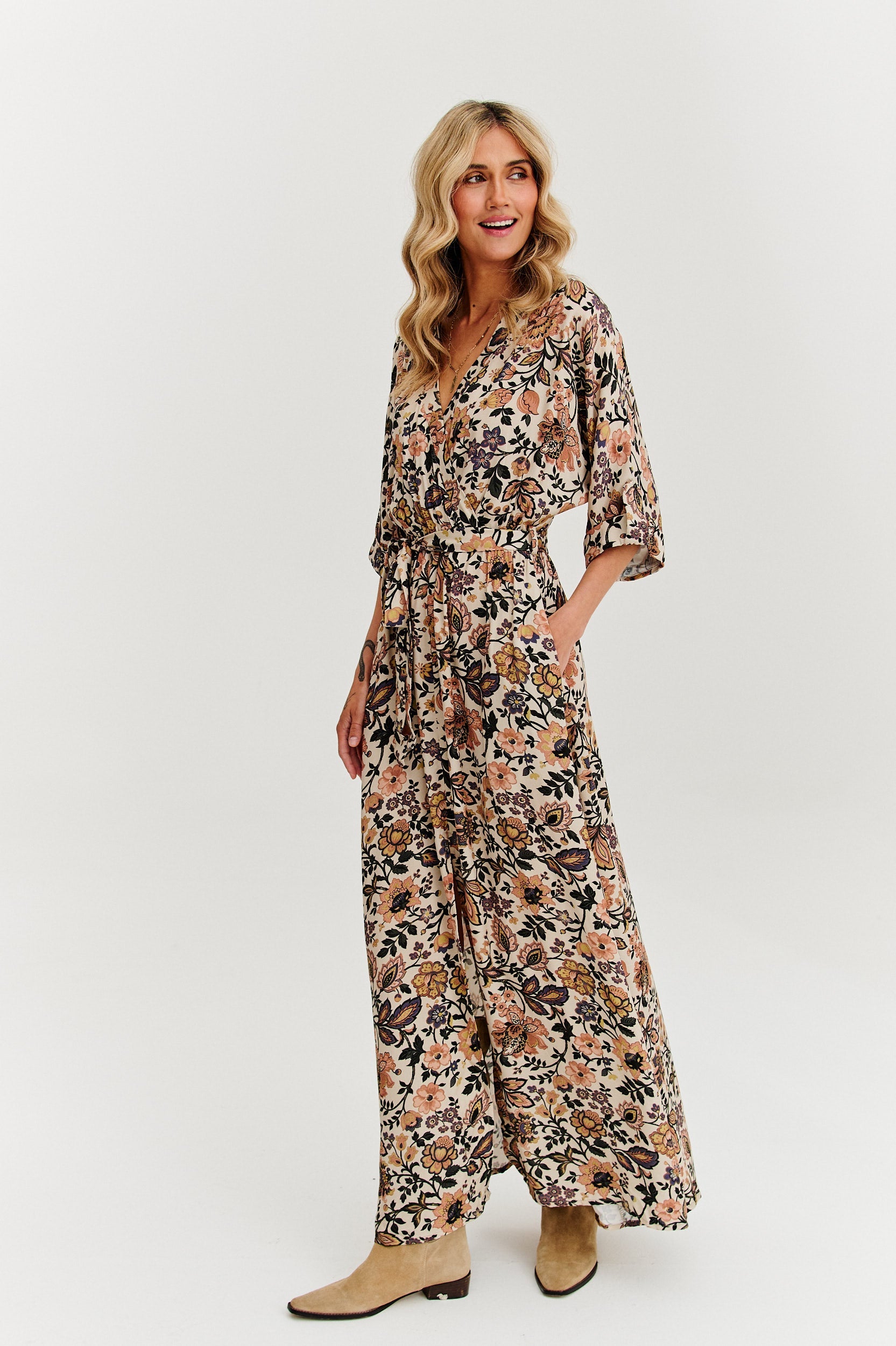 Rochie lungă Gypsy Dream cu legare