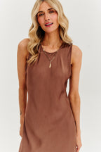 Rochie lungă Cinnamon Wave