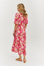 Rochie midi dublă față Fleurette