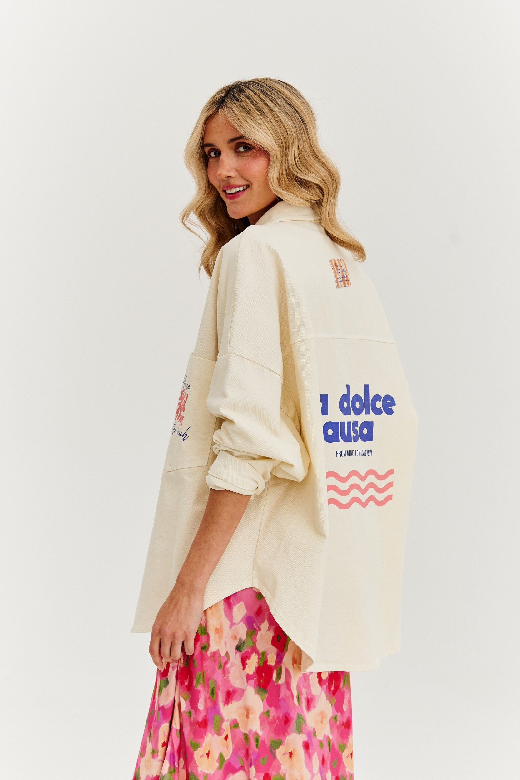 Geacă din denim La Dolce Pausa