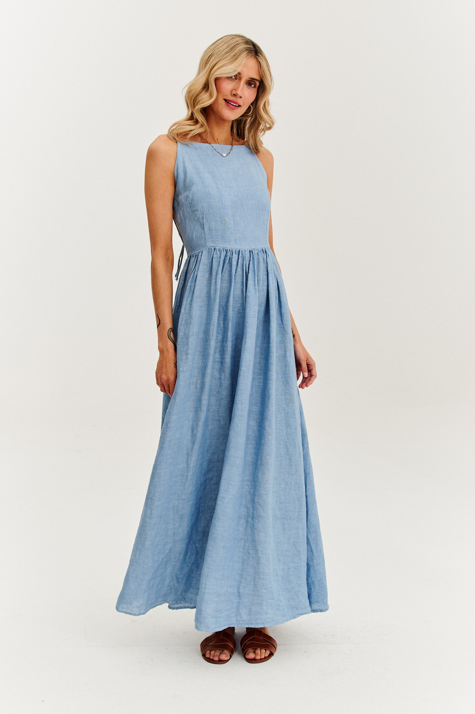 Bay Breeze linen dress – NAOKO-STORE.com