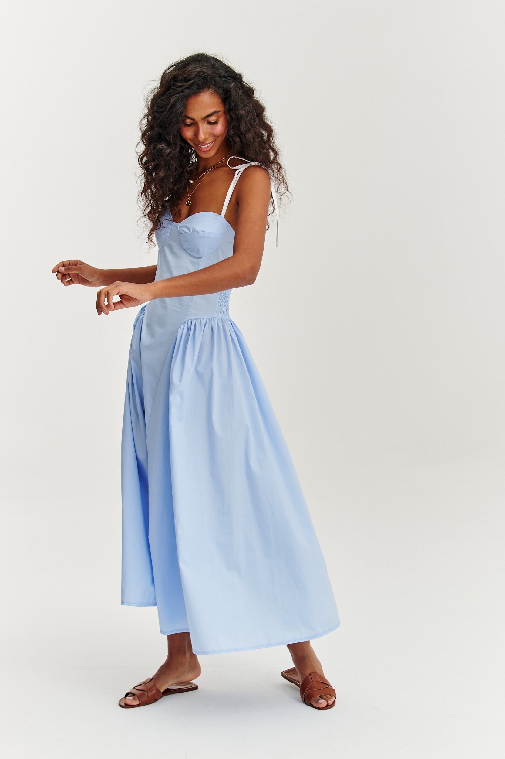 Lagoon Light midi dress