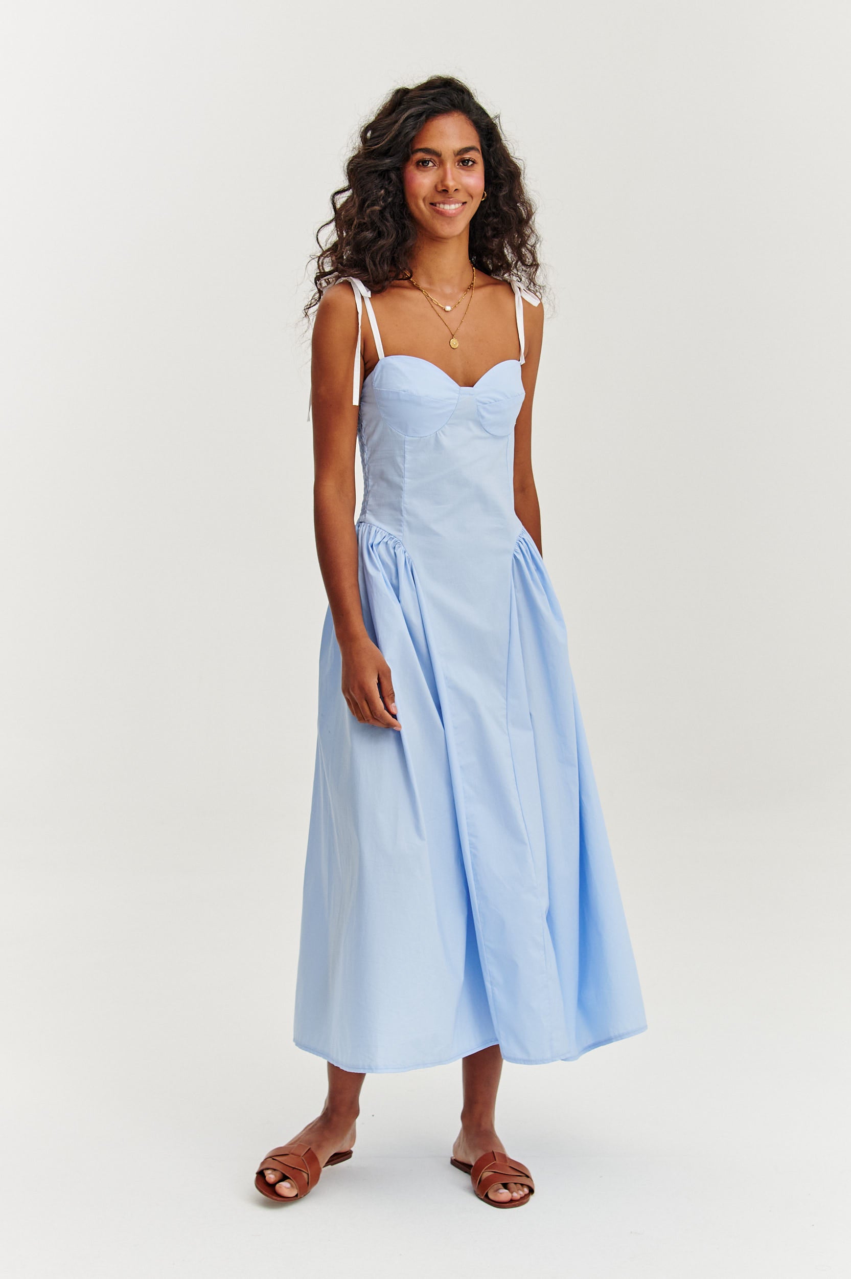 Lagoon Light midi dress