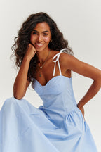 Lagoon Light midi dress