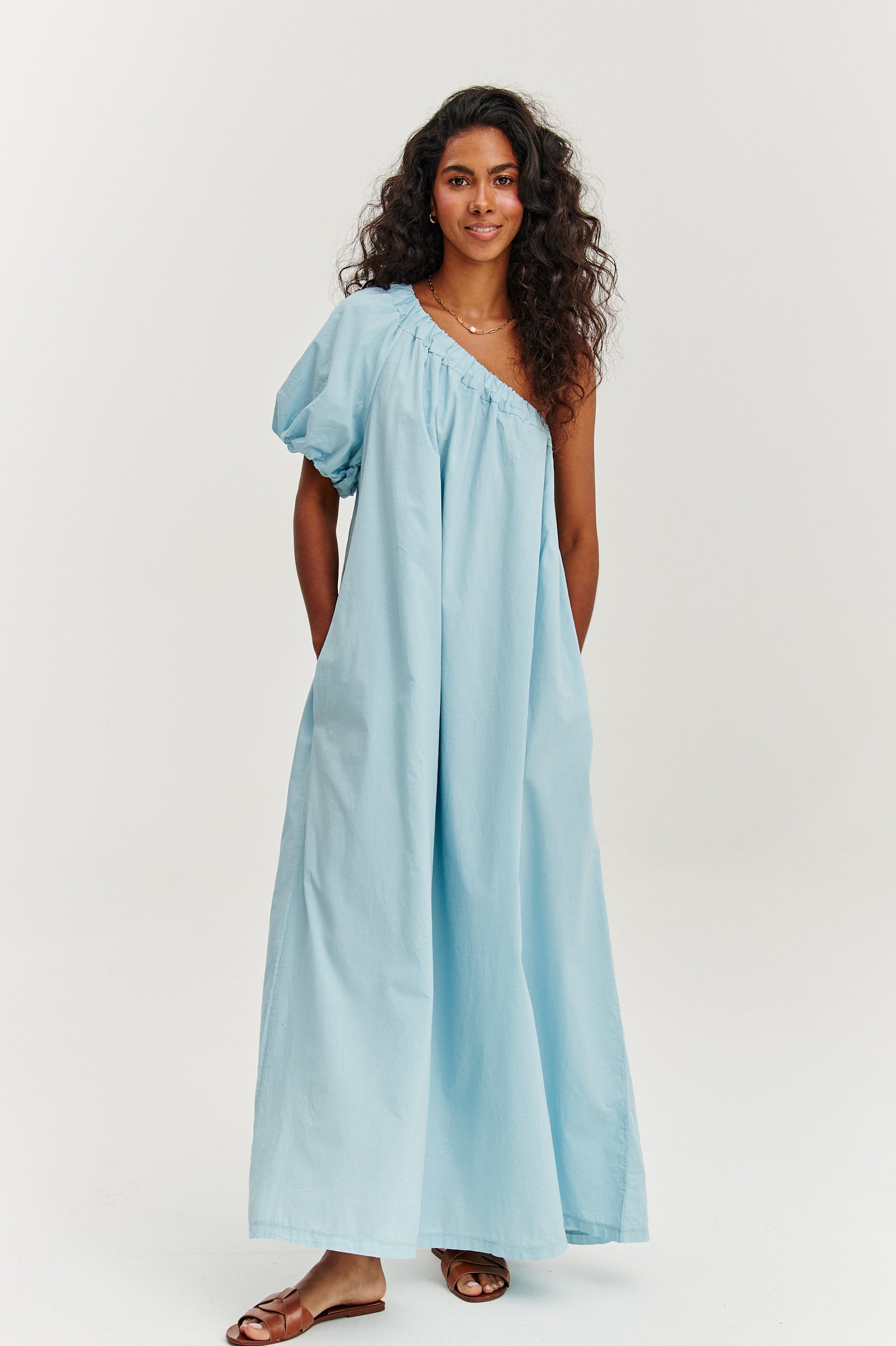 Seabreeze one-shoulder dress