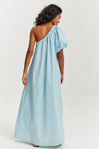 Seabreeze one-shoulder dress