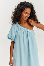 Seabreeze one-shoulder dress