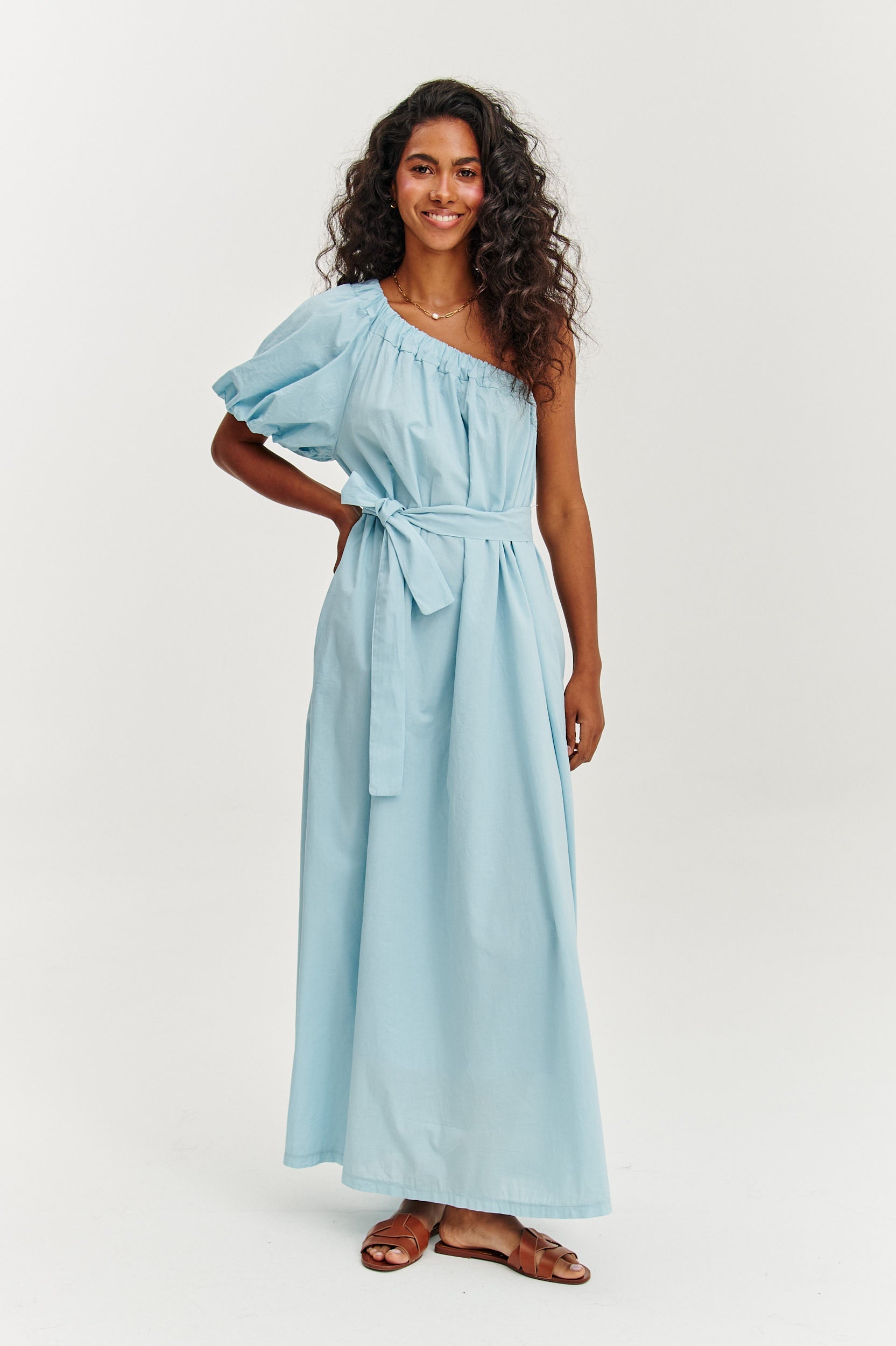 Seabreeze one-shoulder dress
