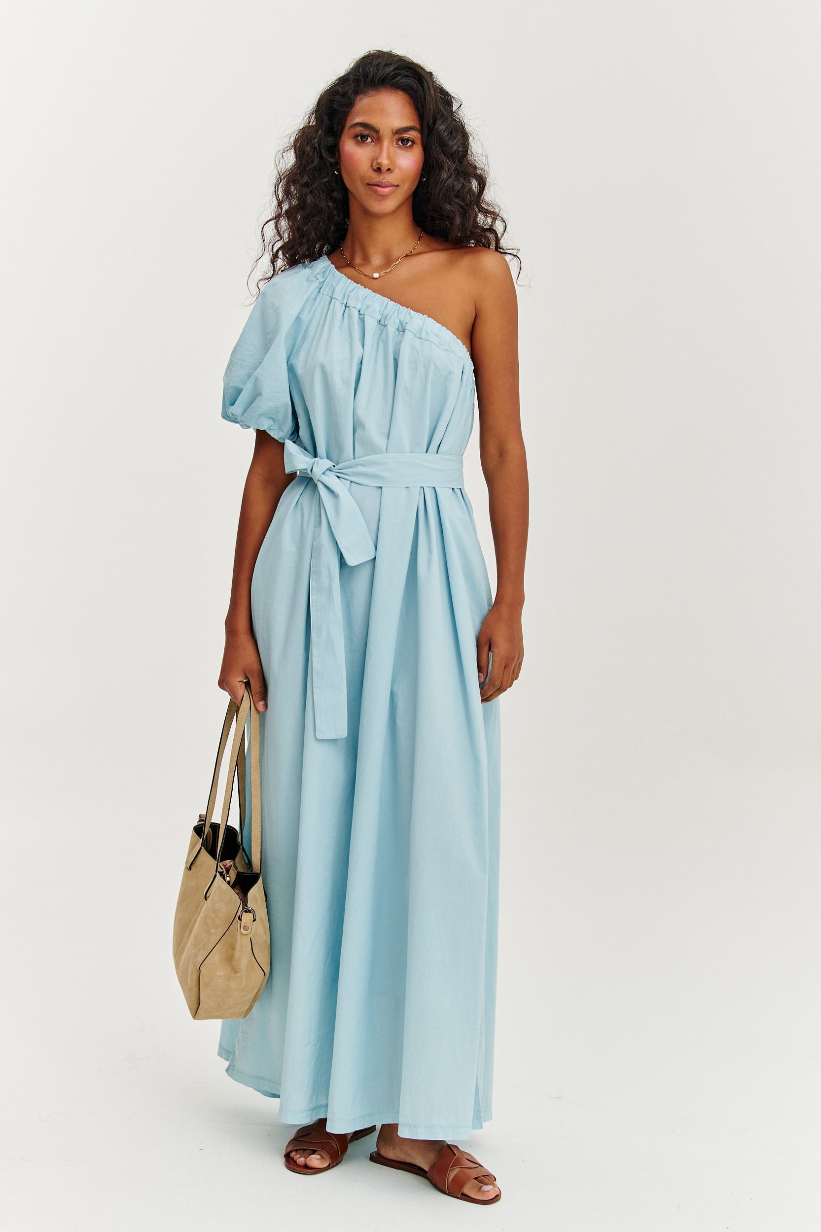Seabreeze one-shoulder dress