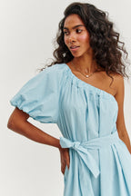 Seabreeze one-shoulder dress