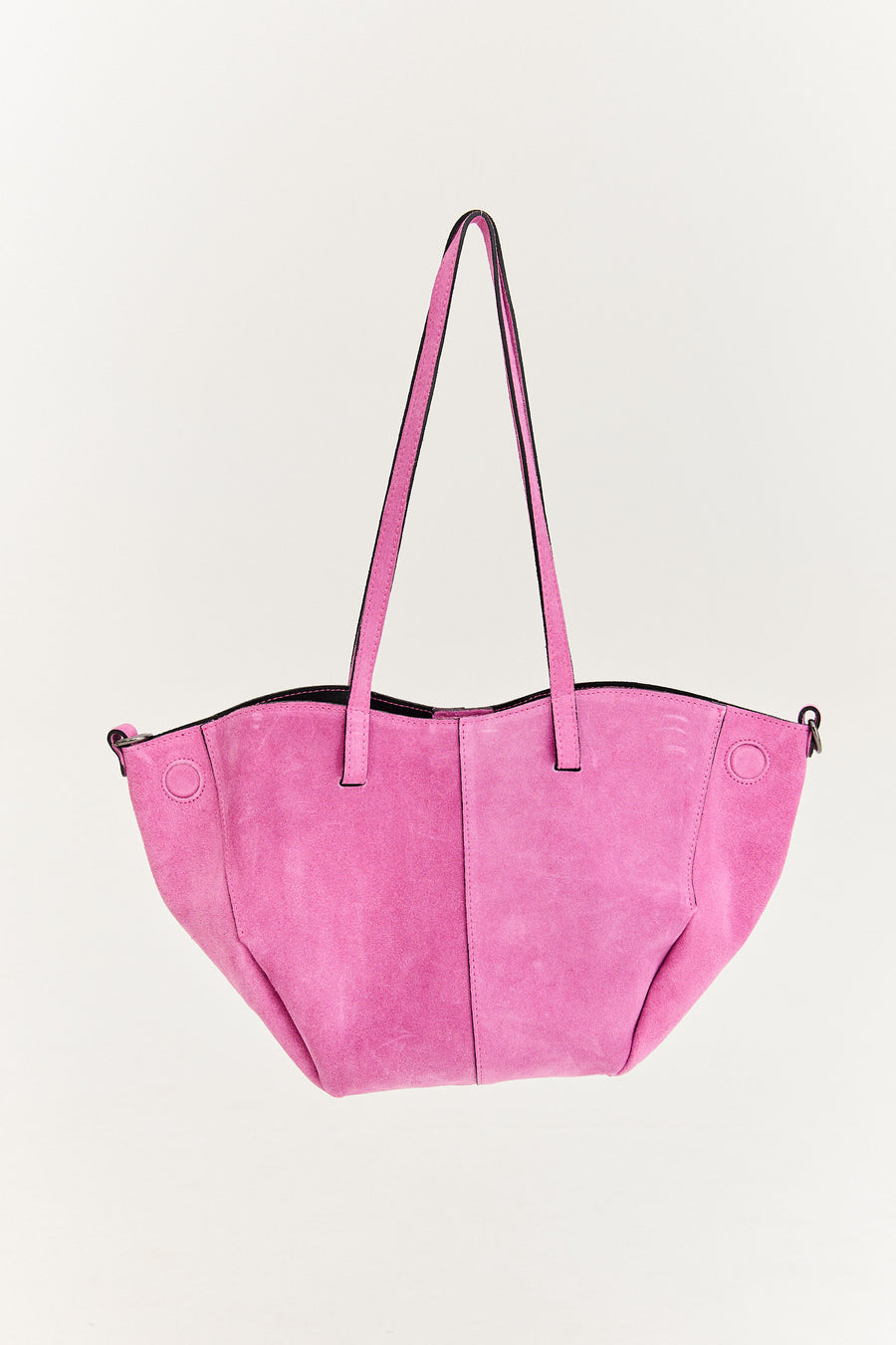 Violette leather shopper bag