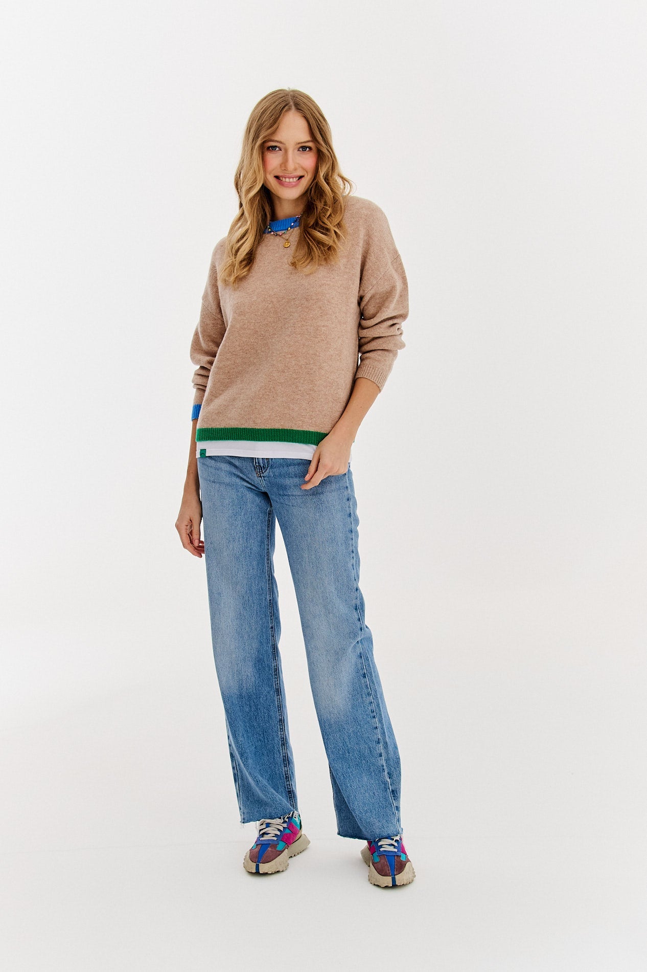 Frozen Rainbow wool sweater