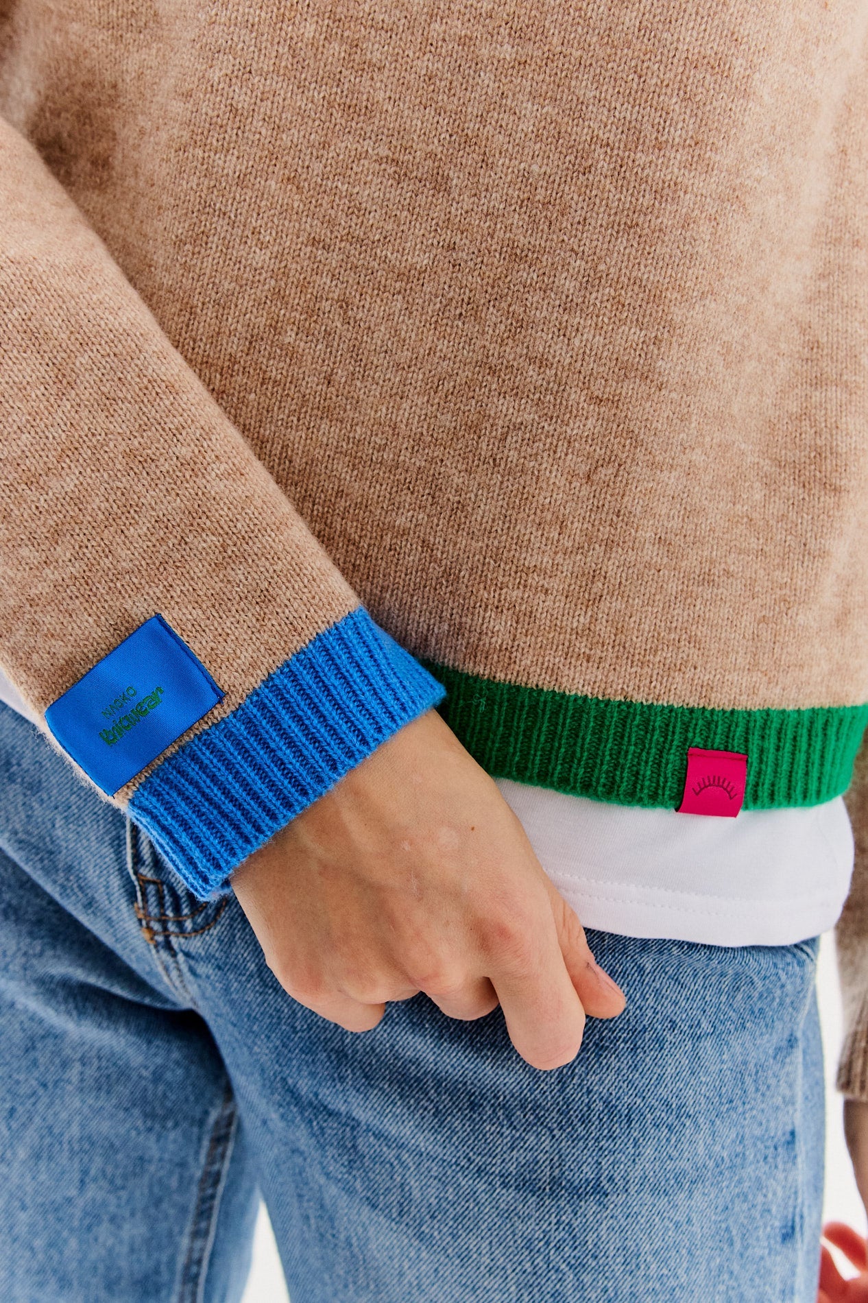 Frozen Rainbow wool sweater