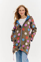 Moon Dots reversible parka