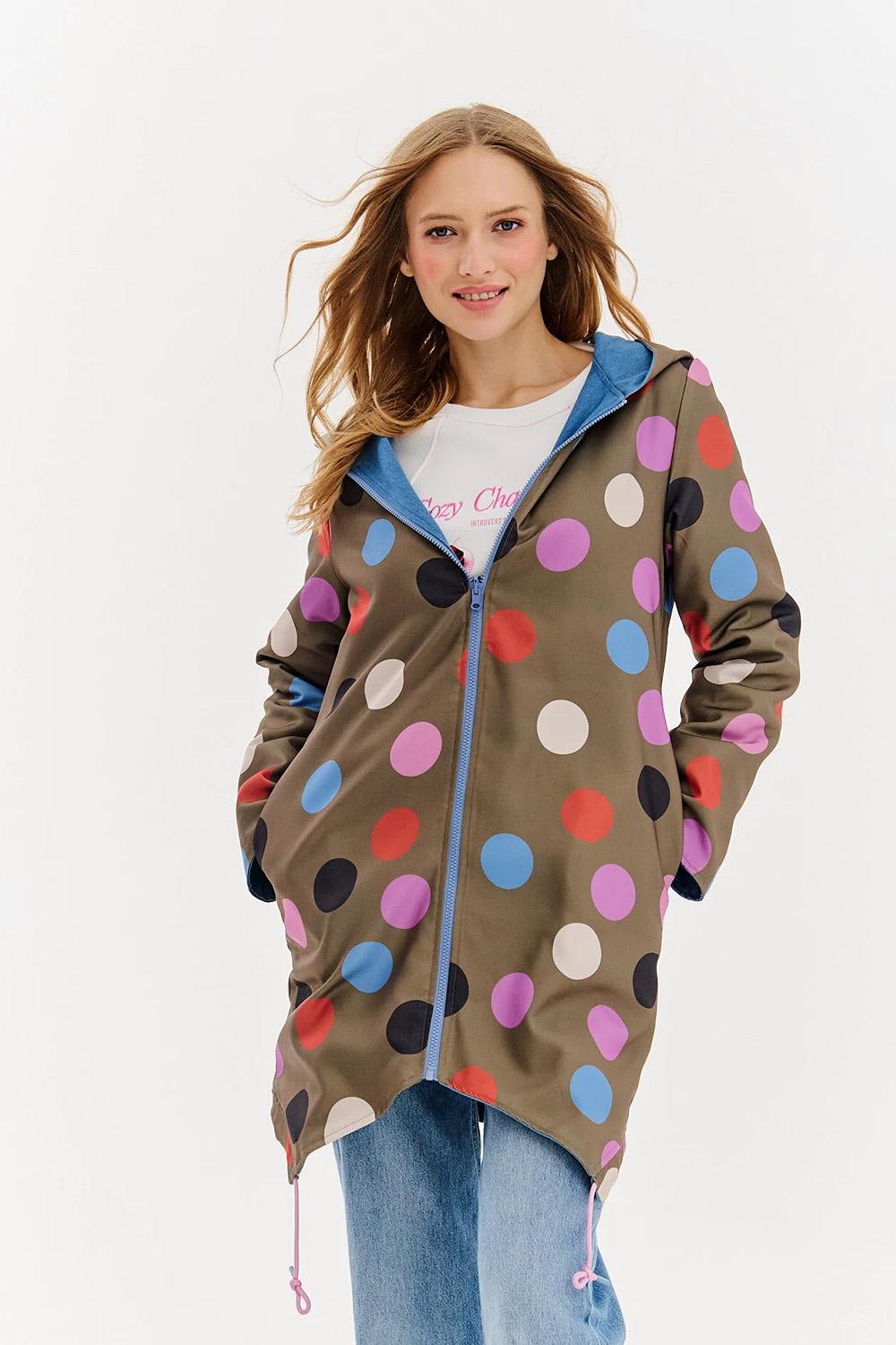 Moon Dots reversible parka