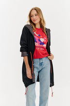 Pixel Love reversible parka