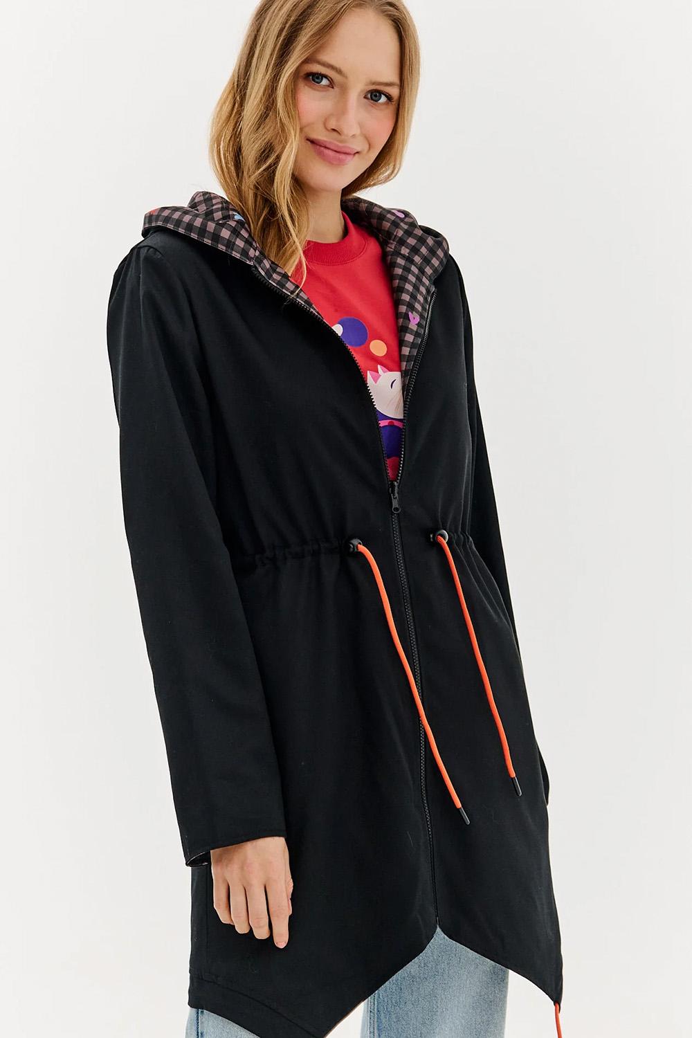Pixel Love reversible parka