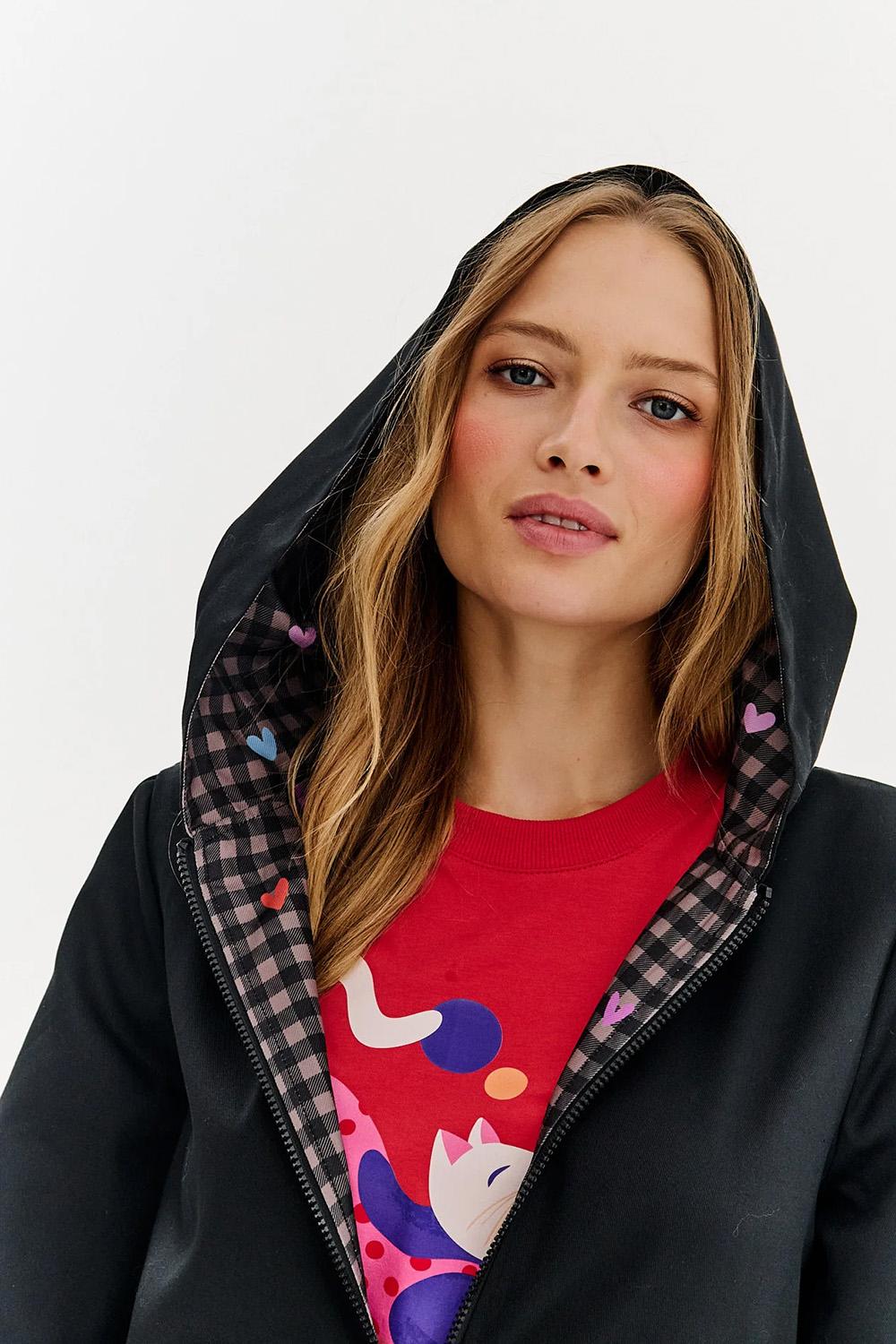 Pixel Love reversible parka