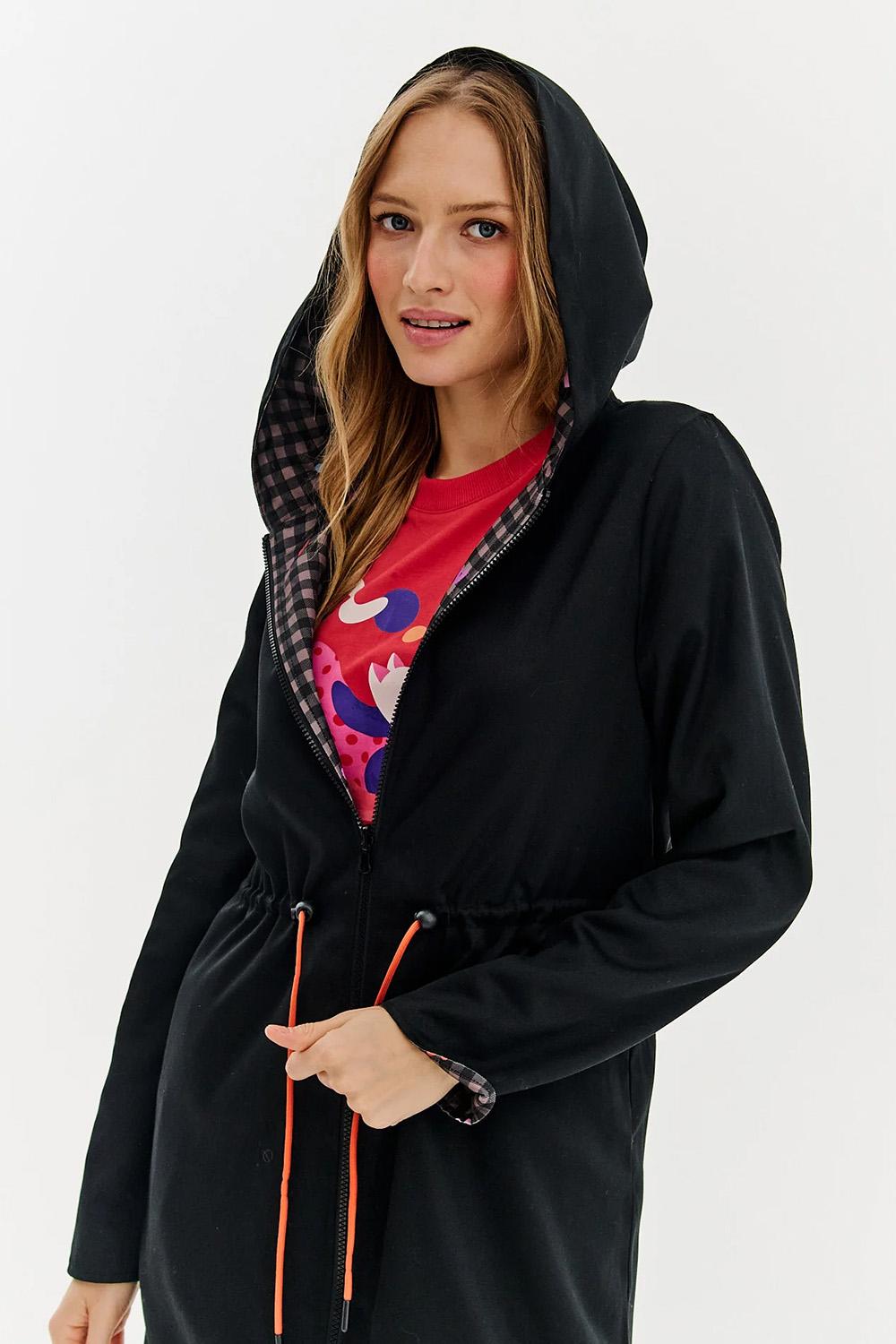 Pixel Love reversible parka