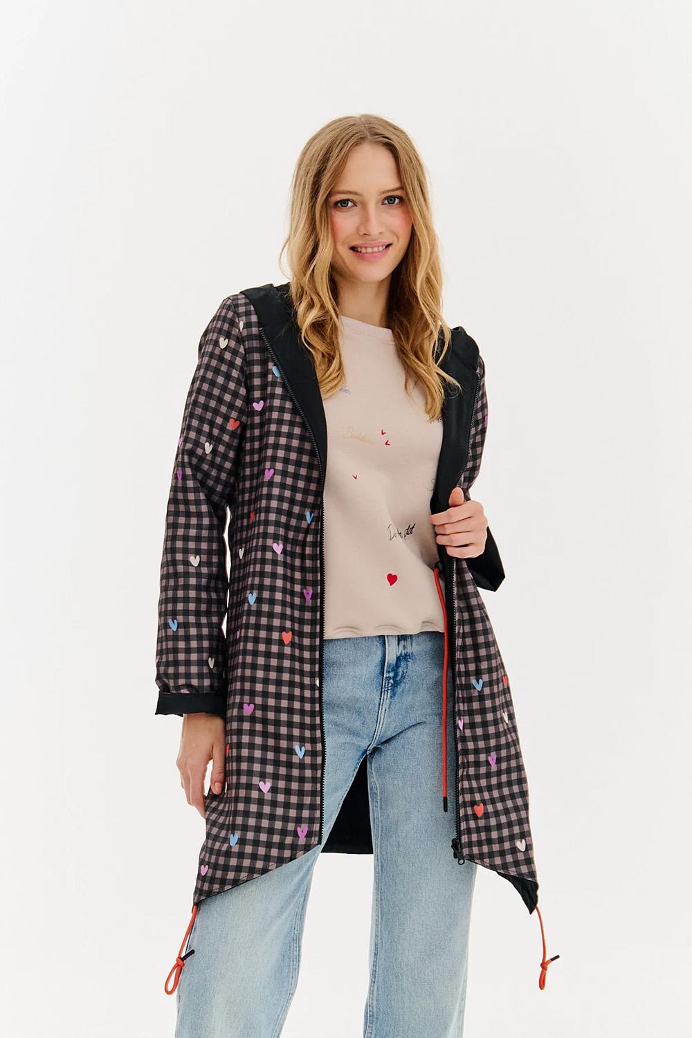 Pixel Love reversible parka