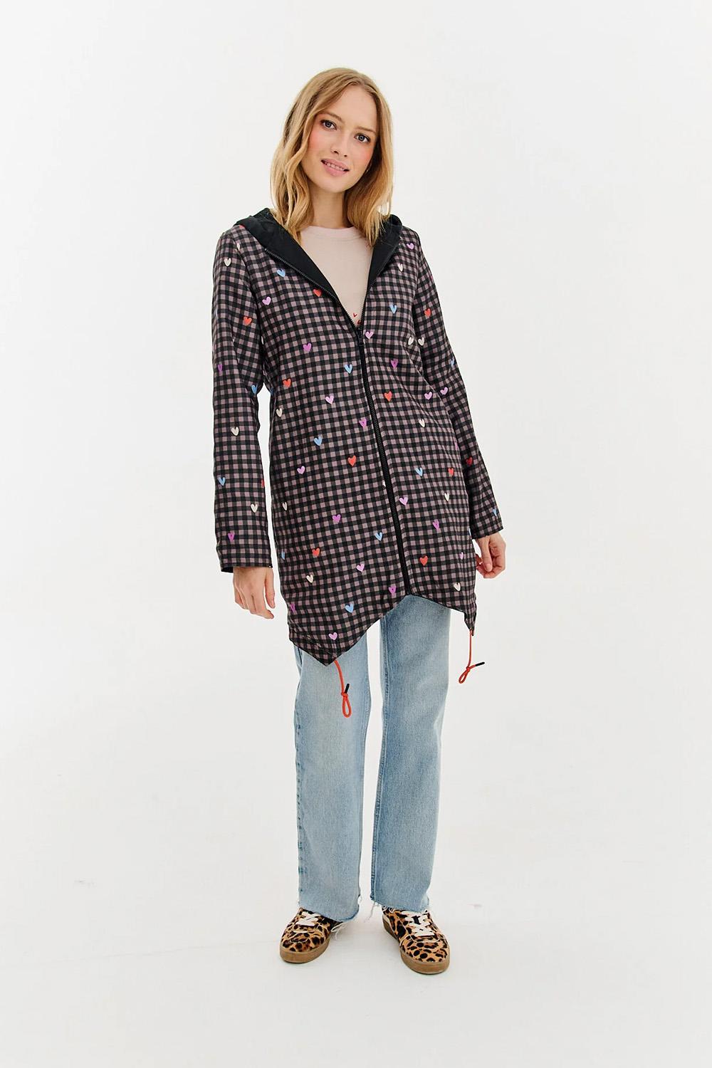 Pixel Love reversible parka