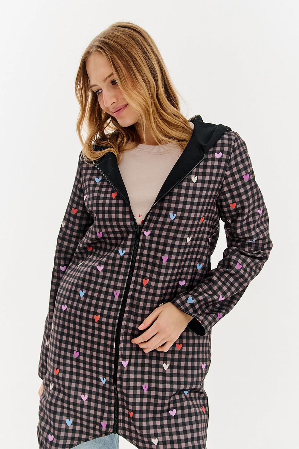 Pixel Love reversible parka