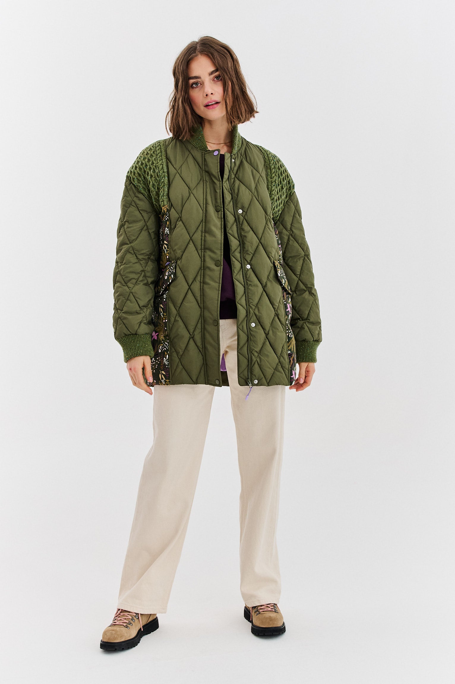 Soft Jungle quilted jacket – NAOKO-STORE.com