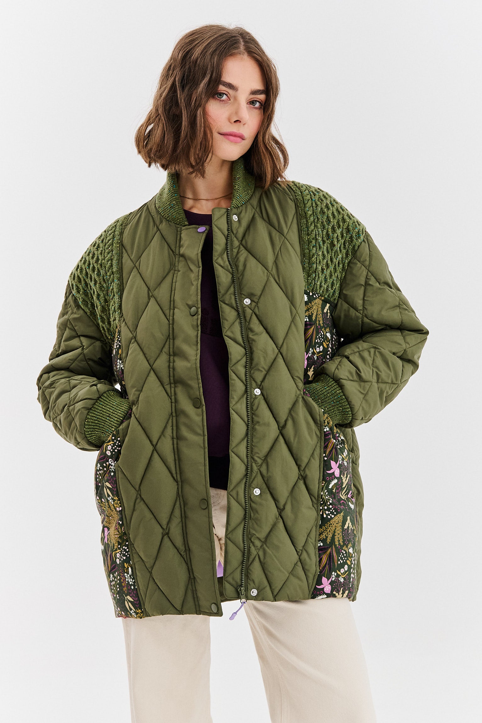 Soft Jungle quilted jacket – NAOKO-STORE.com