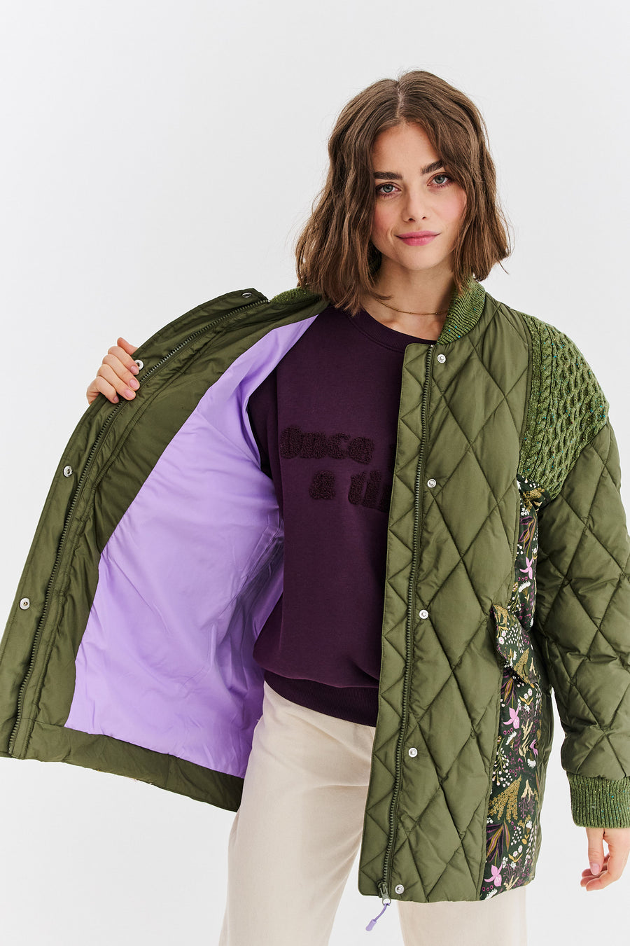 Giacca trapuntata Soft Jungle