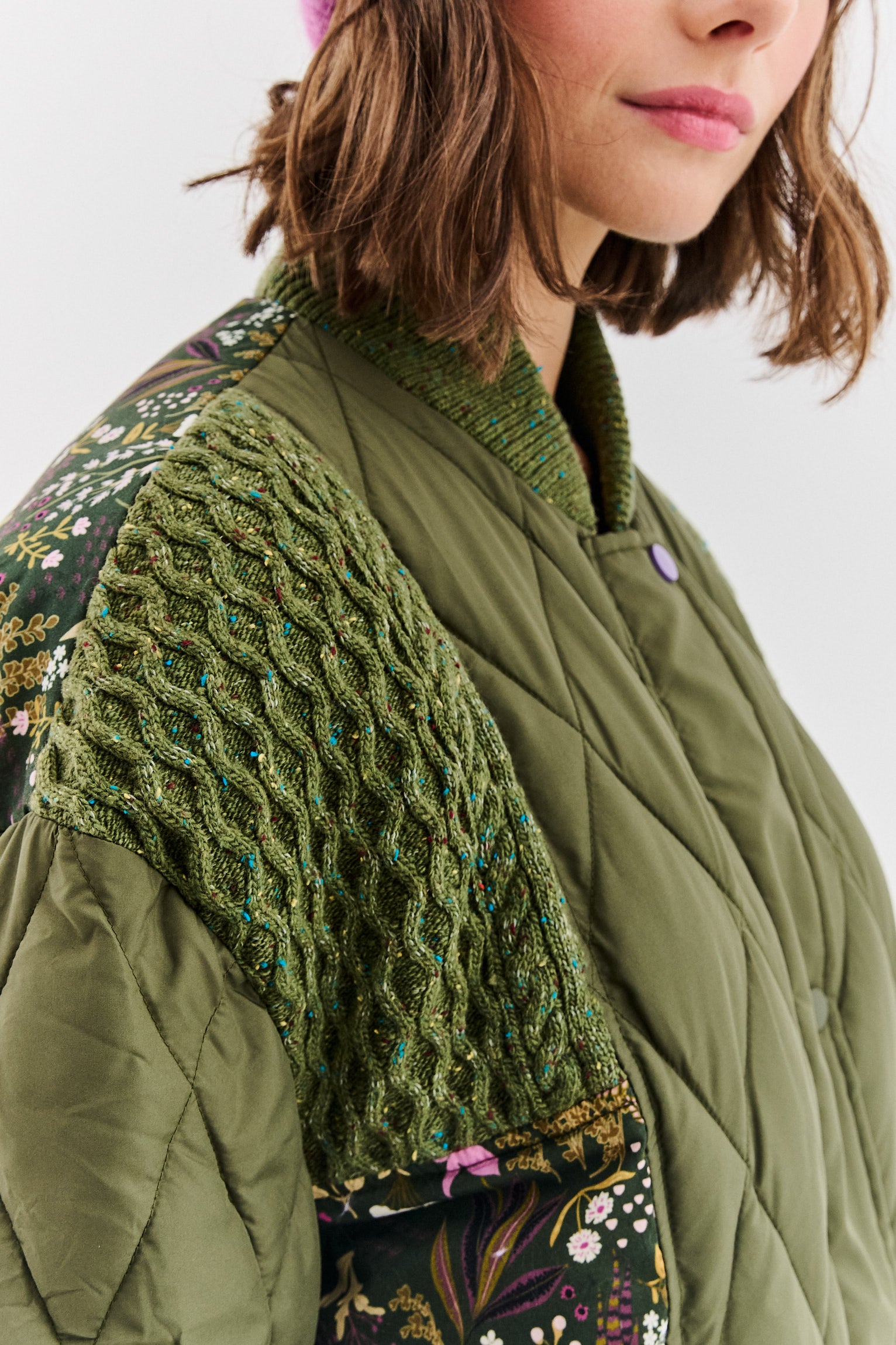 Soft Jungle quilted jacket – NAOKO-STORE.com
