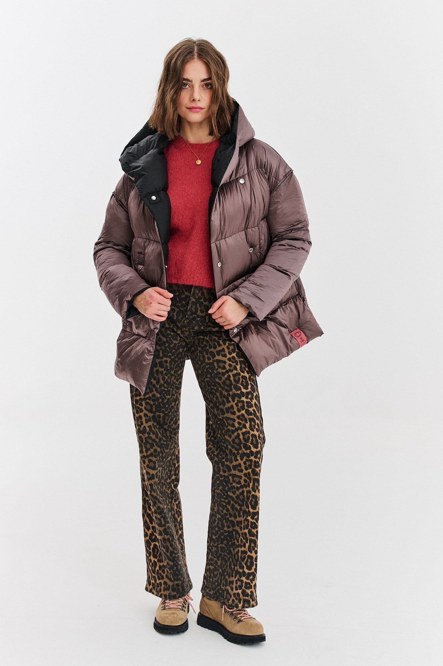 Geacă de iarnă reversibilă Alaska Velvet Earth