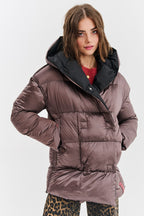 Geacă de iarnă reversibilă Alaska Velvet Earth