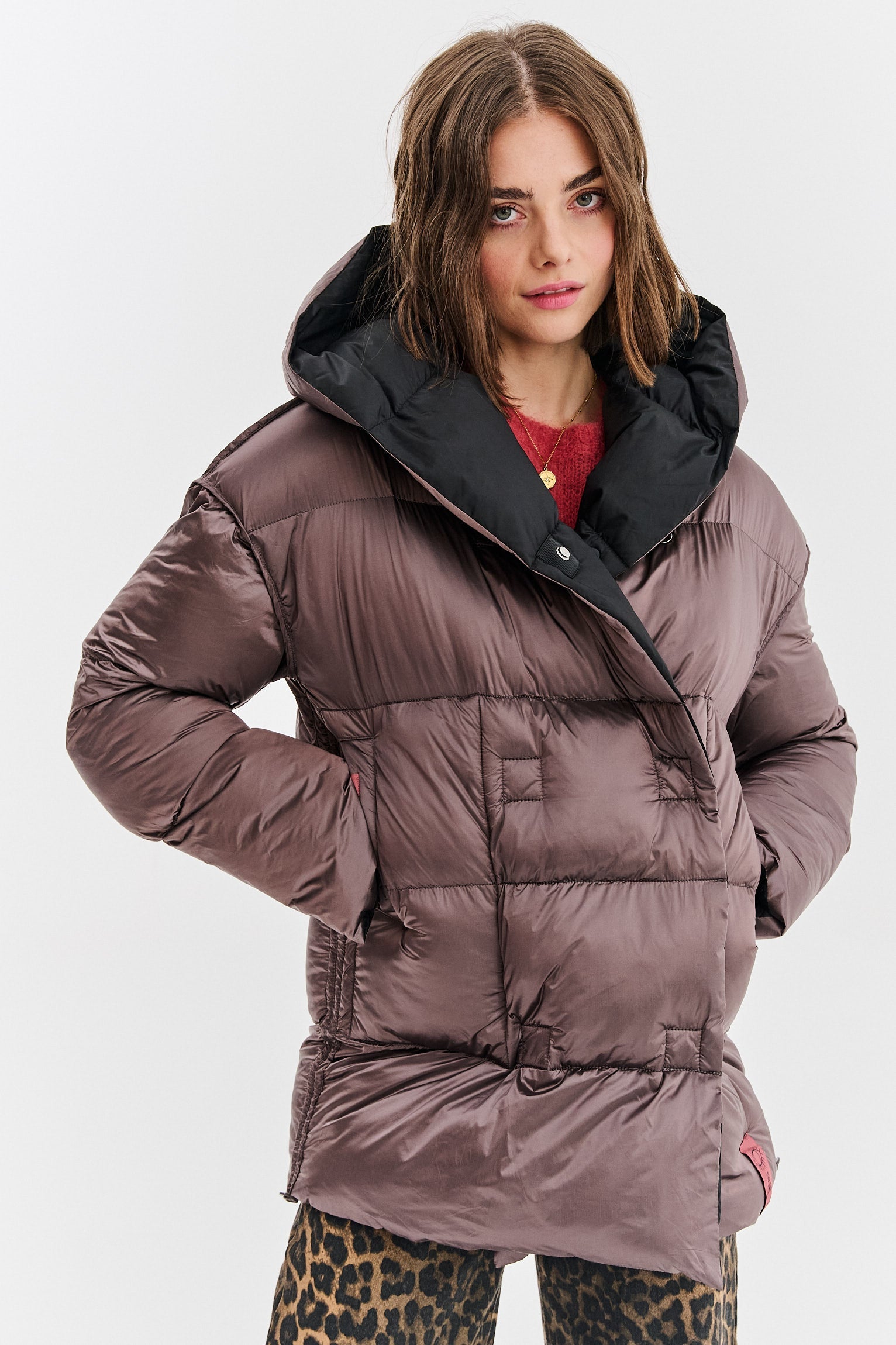 Geacă de iarnă reversibilă Alaska Velvet Earth