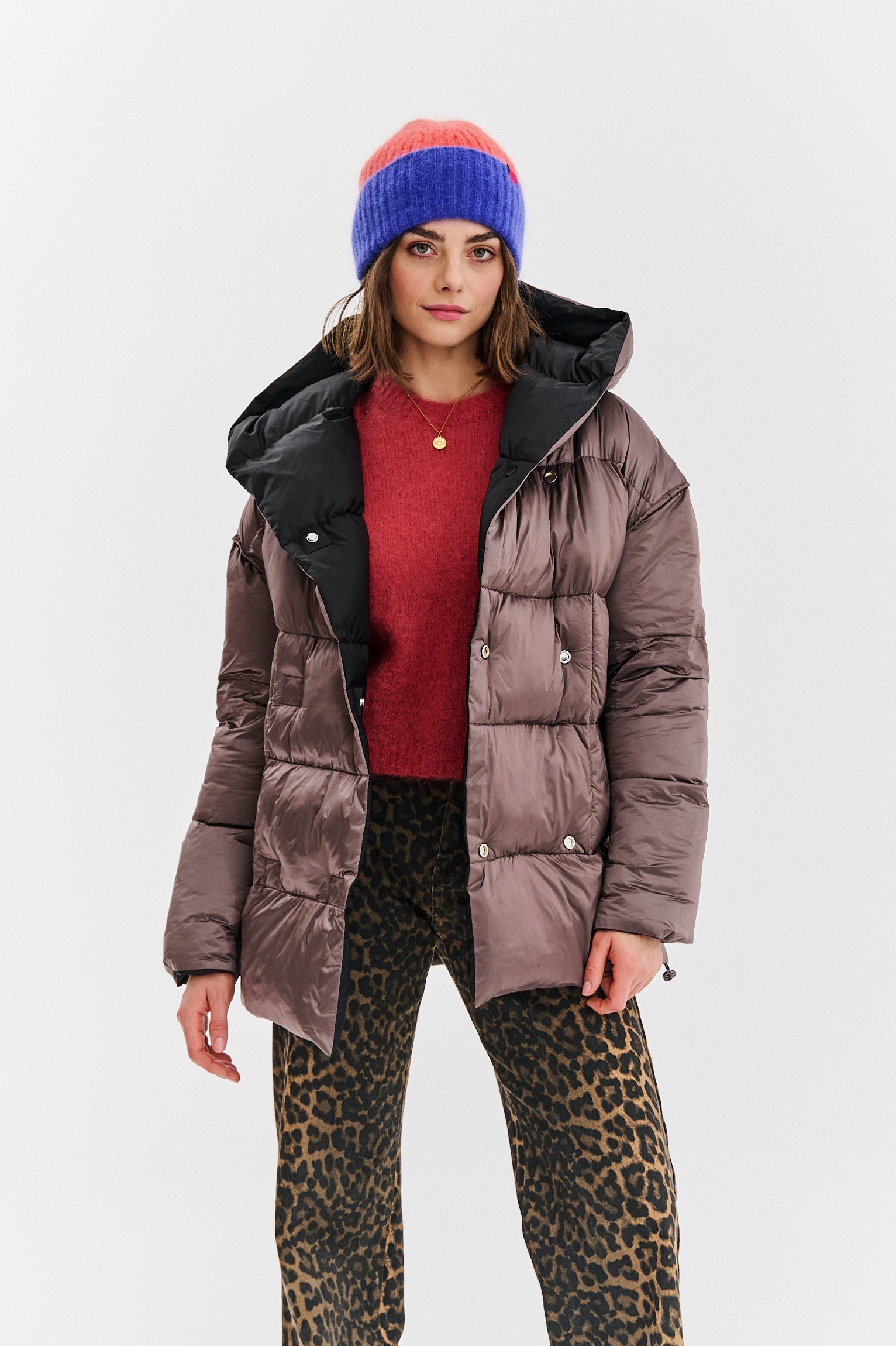 Geacă de iarnă reversibilă Alaska Velvet Earth