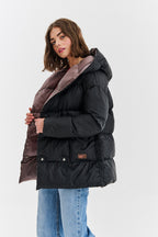 Geacă de iarnă reversibilă Alaska Velvet Earth