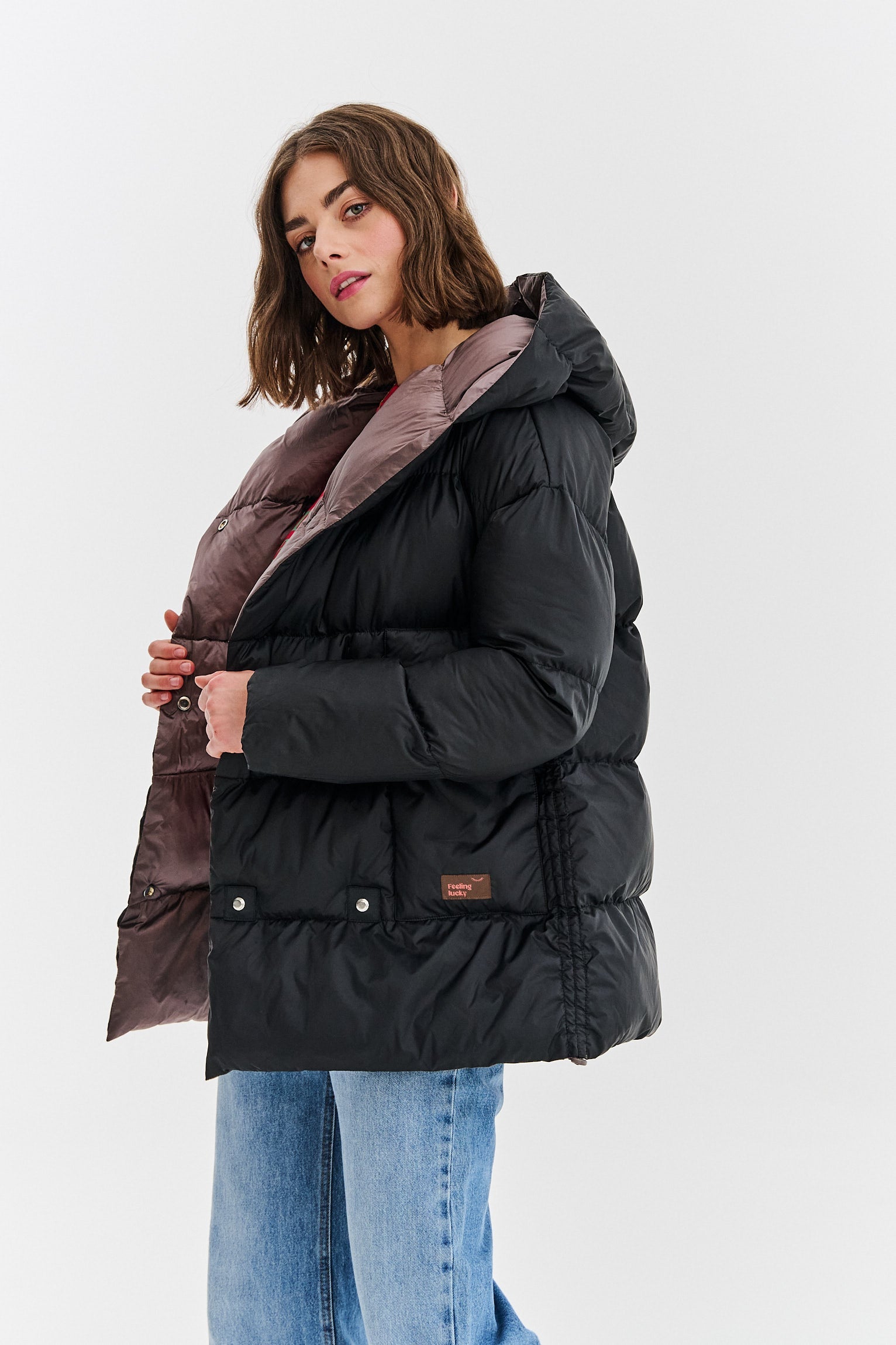 Geacă de iarnă reversibilă Alaska Velvet Earth