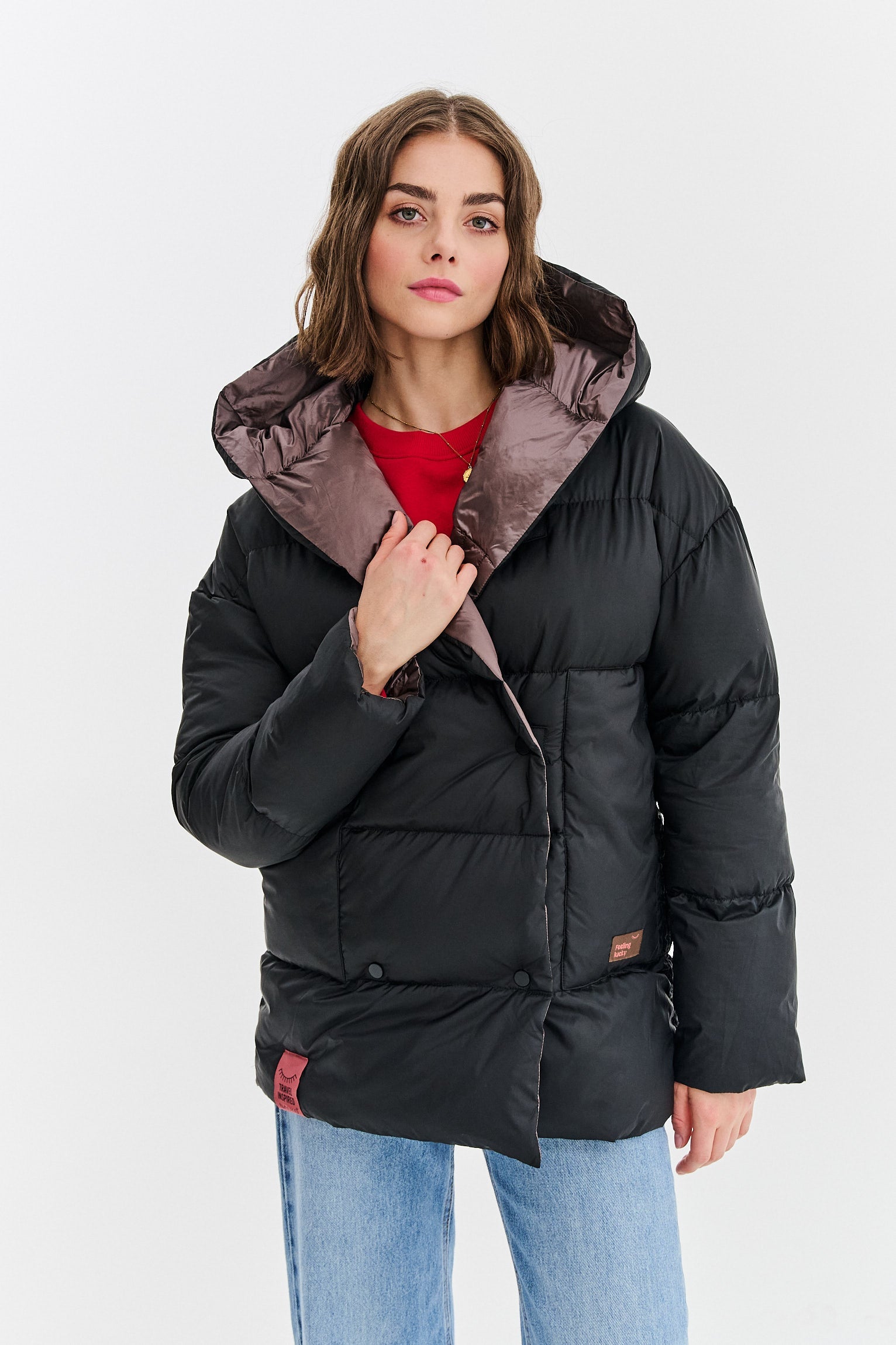 Geacă de iarnă reversibilă Alaska Velvet Earth