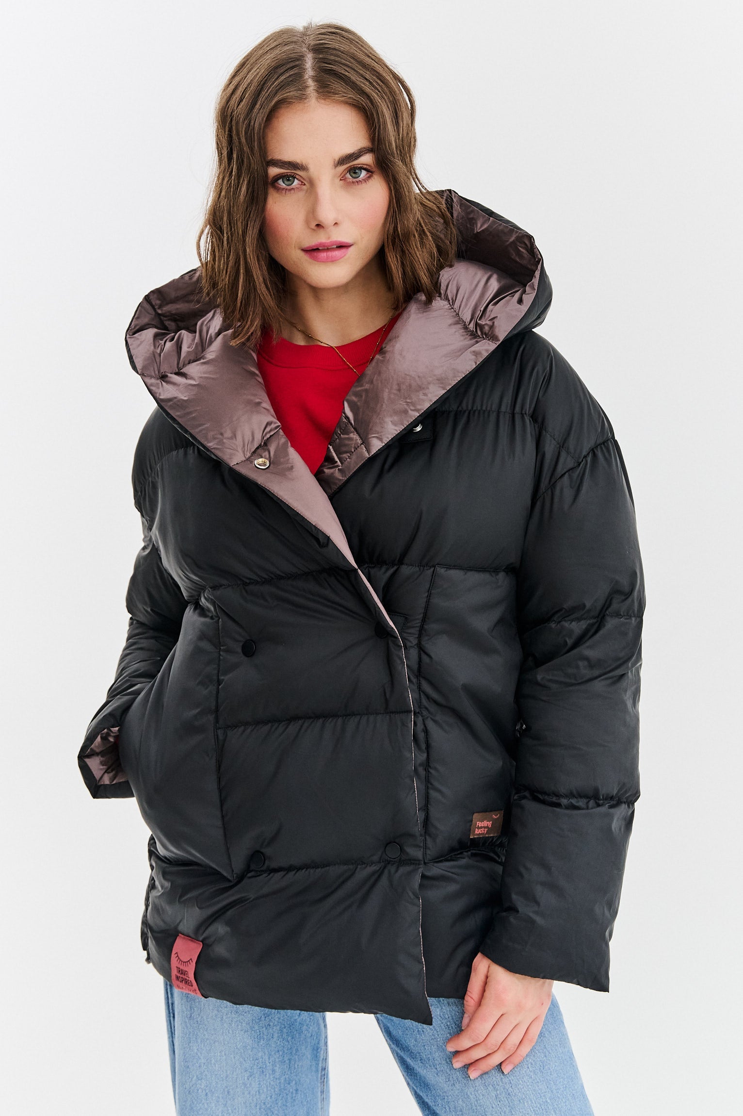 Geacă de iarnă reversibilă Alaska Velvet Earth