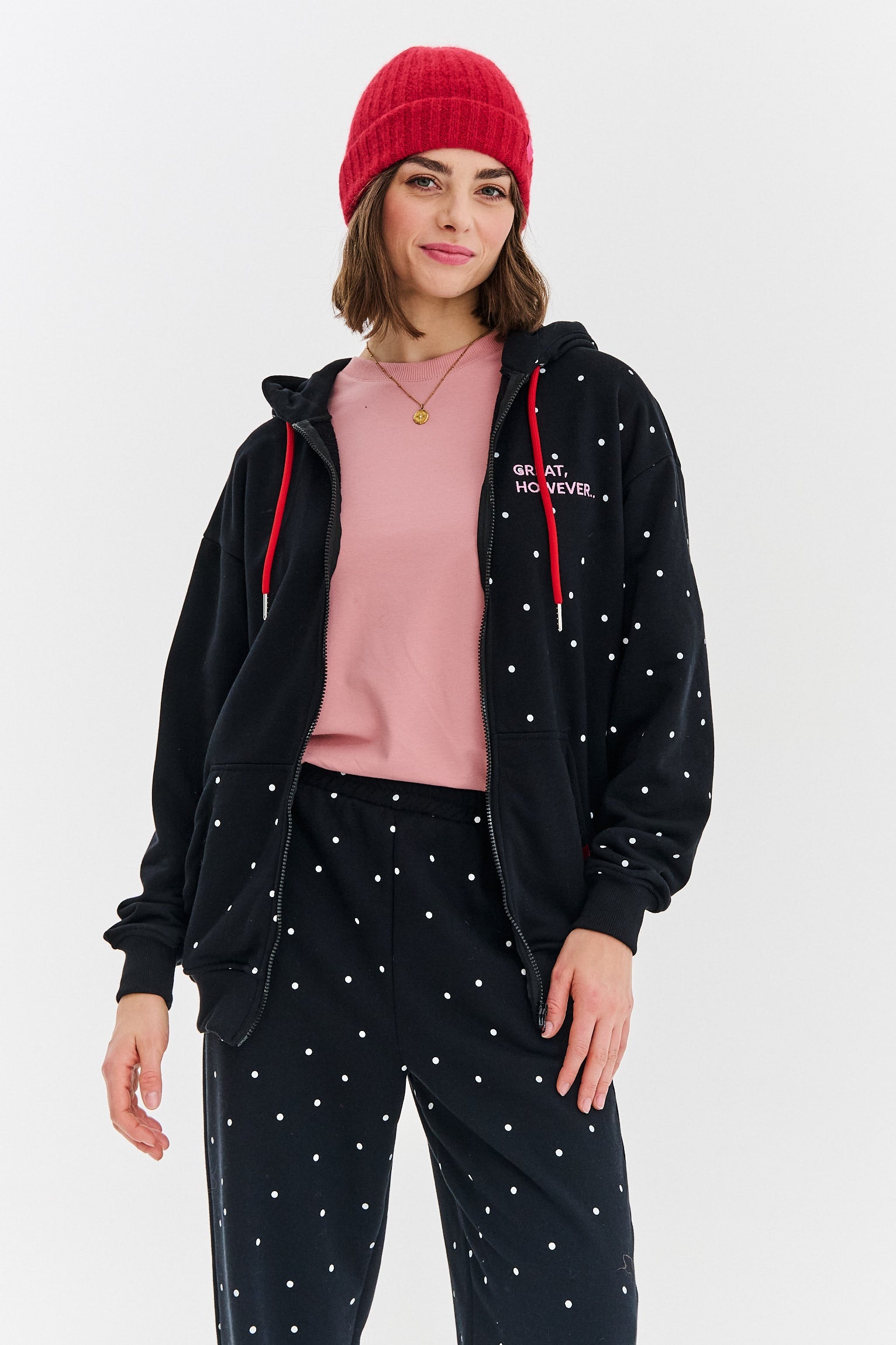 Mikina na zip Not Too Bad